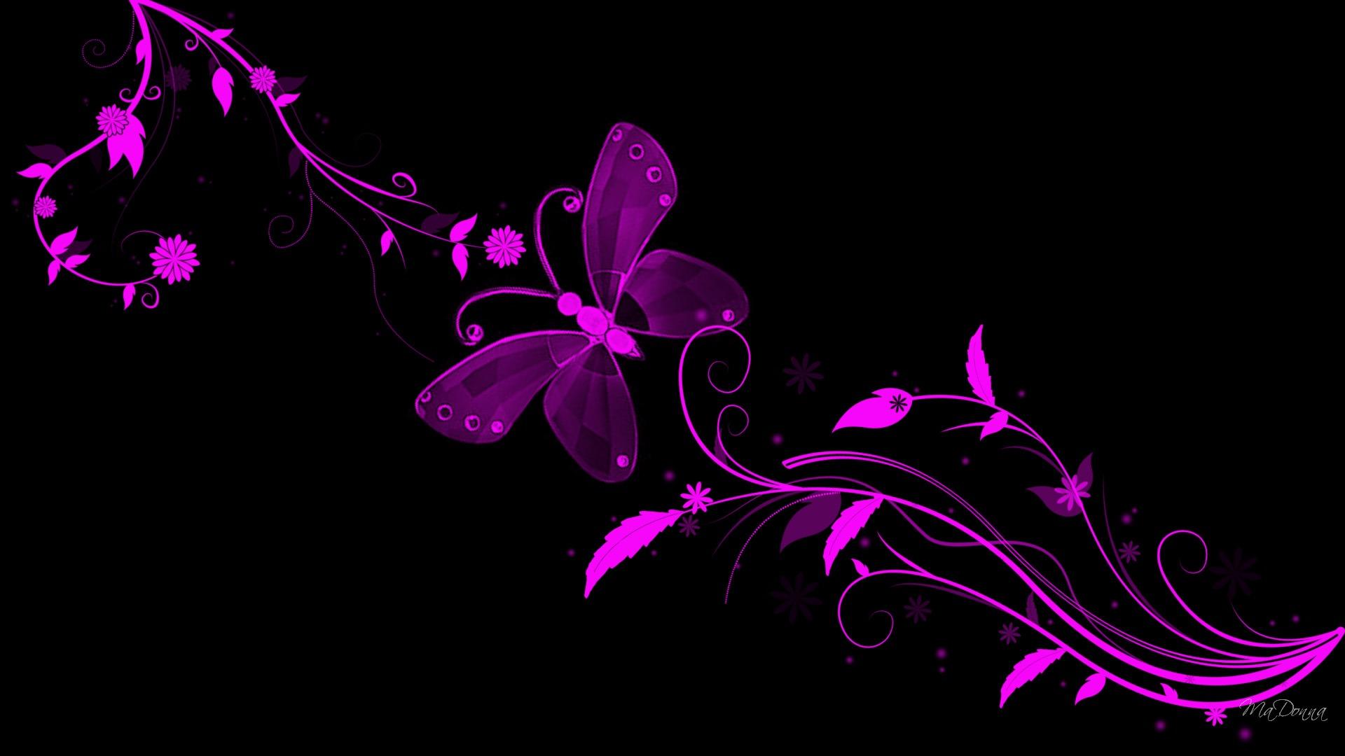 1920x1080 Free download Abstract Flowers Background 6907 HD Wallpaper in Flowers Imageci [1920x1080] for your Desktop, Mobile & Tablet. Explore Pink and Black Butterfly Wallpaper. Pink and Black Butterfly Wallpaper