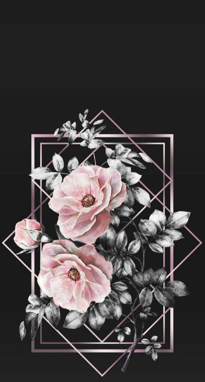 720x1336 Background Image Of Abstract Flowers