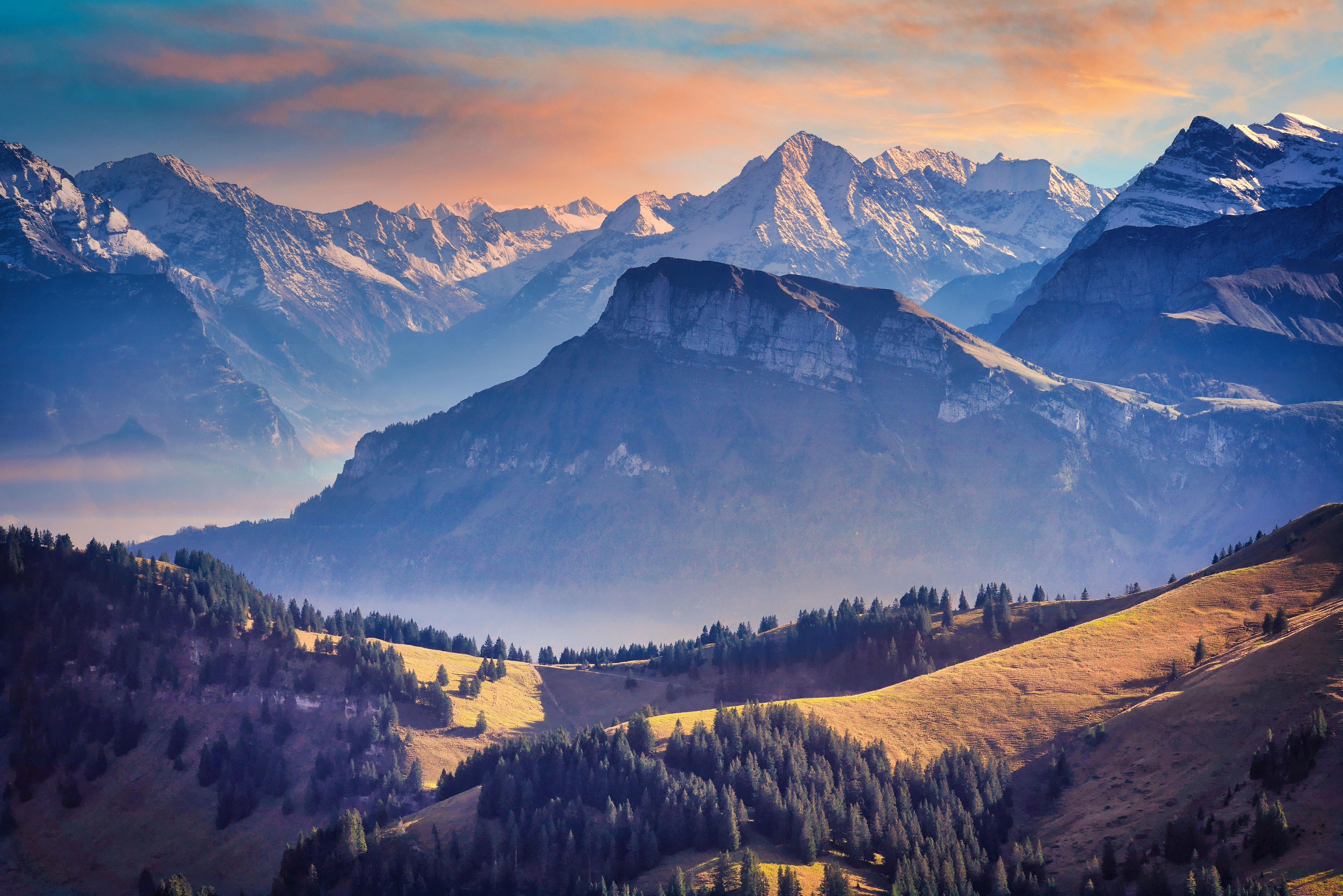 4592x3064 Wallpaper 4k Landscape Alpine Mountains Landscape 4k Wallpaper