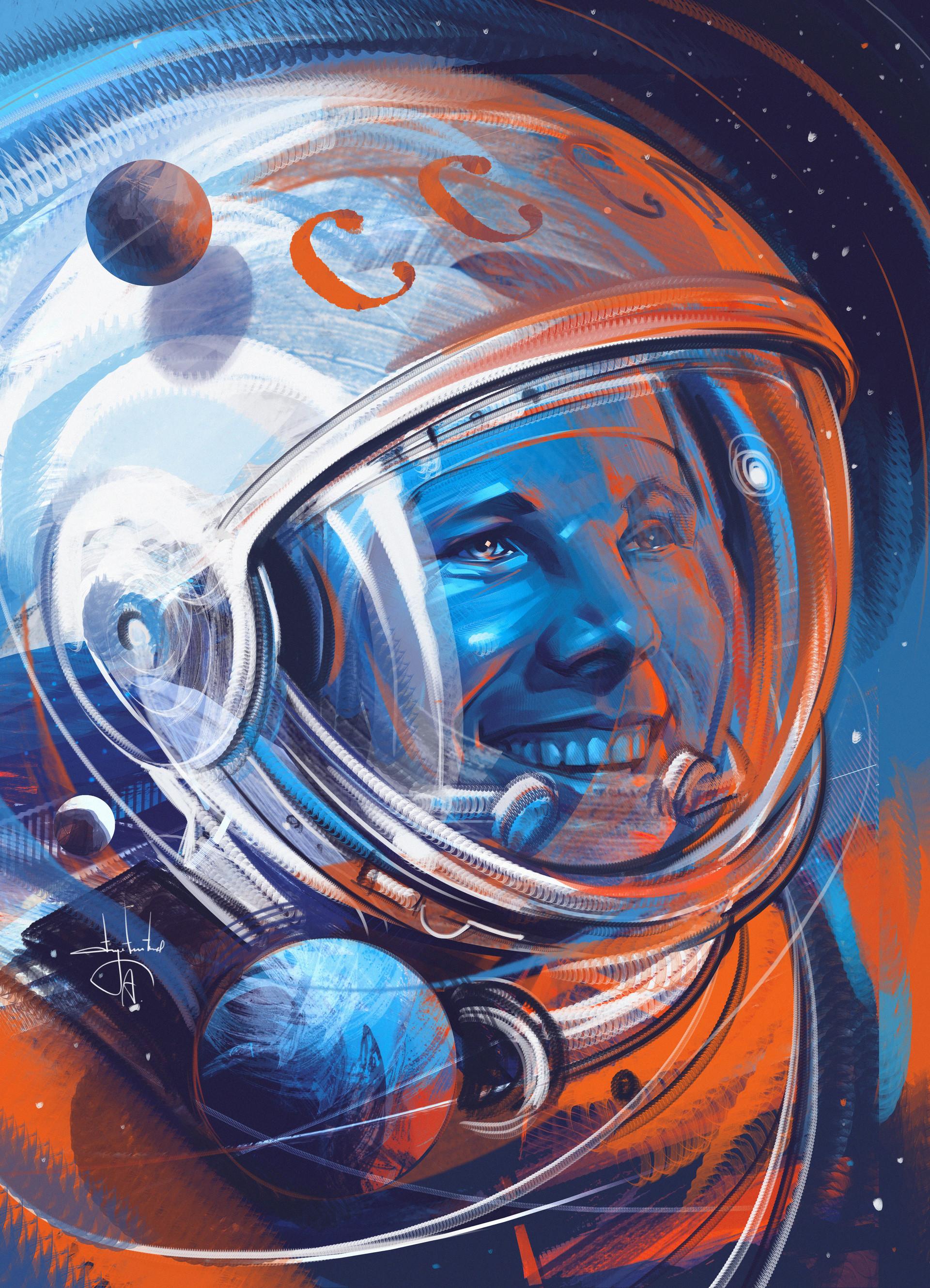 1920x2660 Yuri Gagarin Soviet Space Program Roscosmos Space Aleksandr Sidelnikov Wallpaper:1920x2660