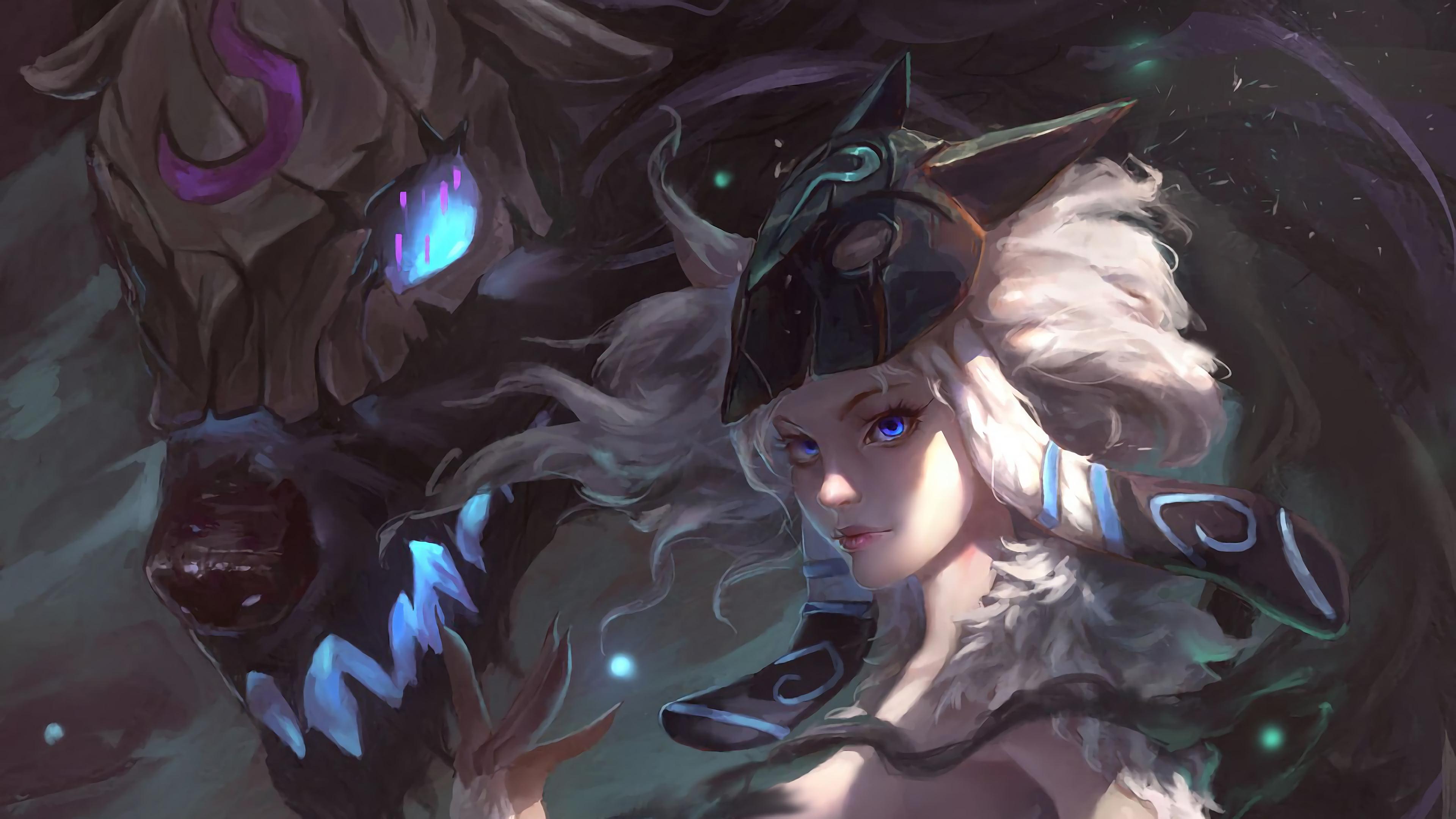 3840x2160 Kindred 4K 8K HD League of Legends Wallpaper