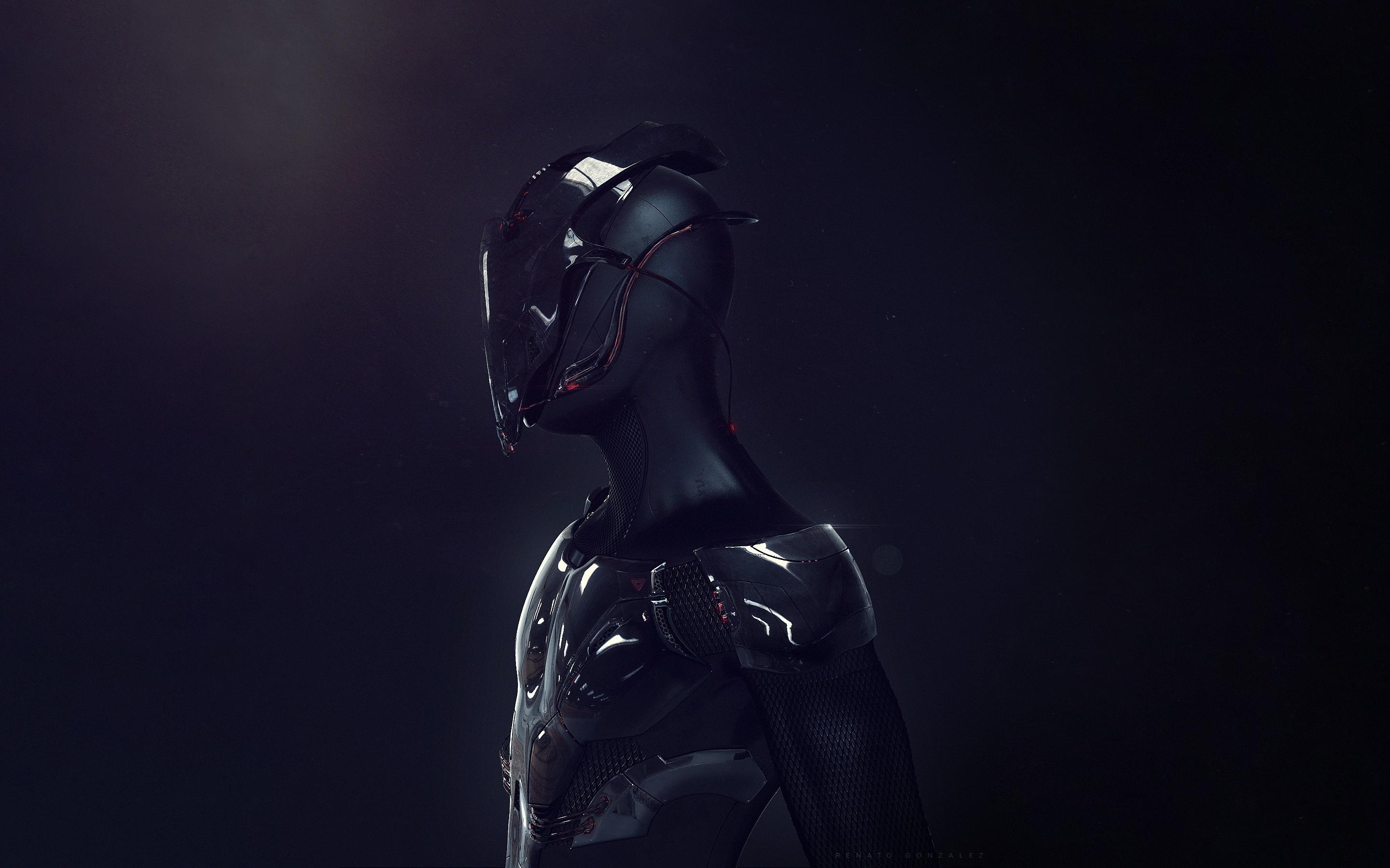2880x1800 Cyborg trooper