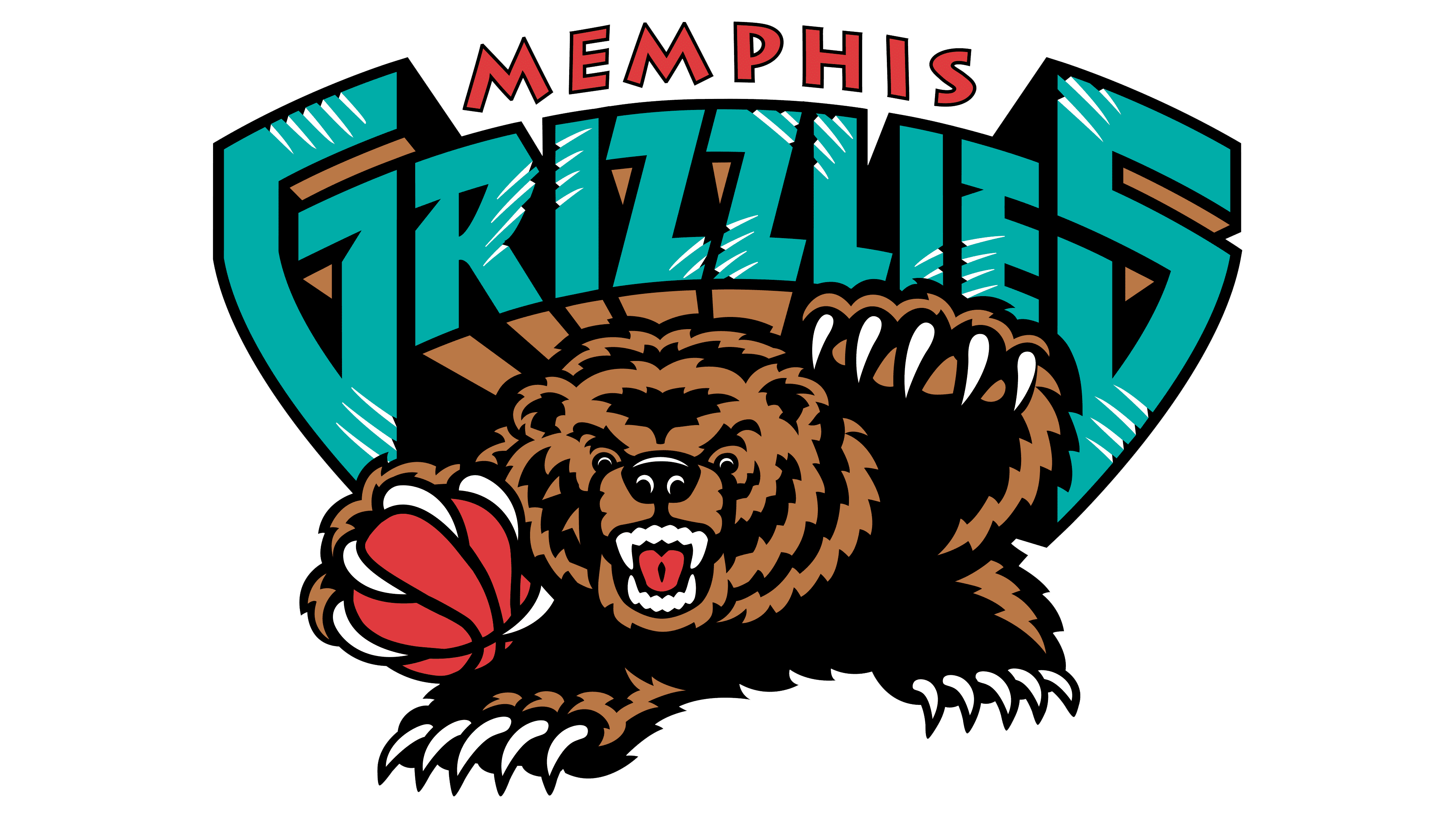 3840x2160 Memphis Grizzlies logo and symbol, meaning, history, PNG