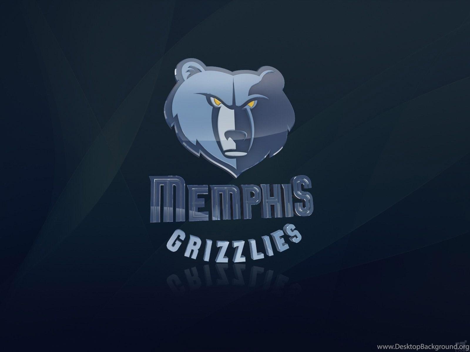 1600x1200 Memphis Grizzlies 3D Logo Wallpaper Desktop Background