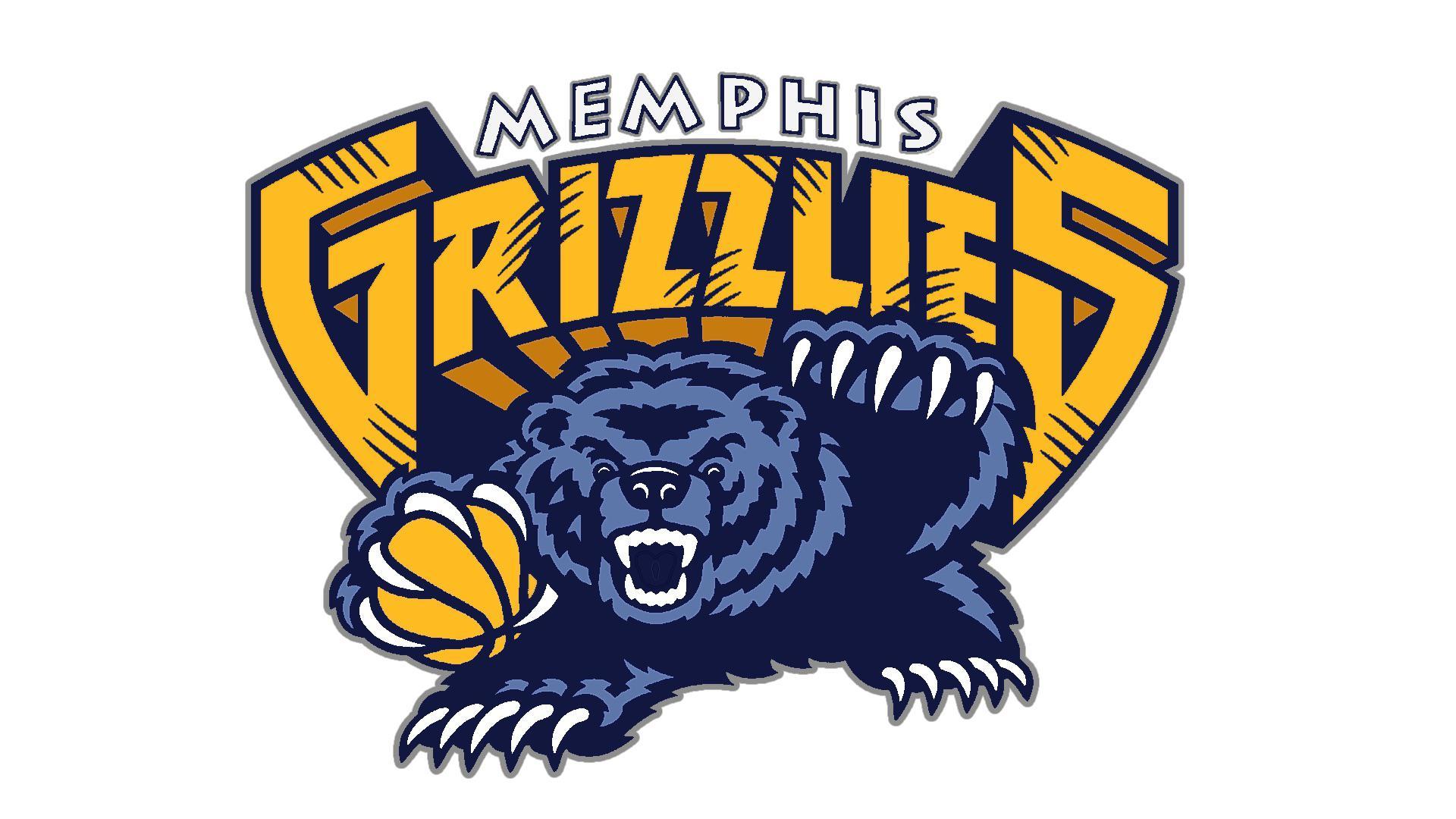 1920x1080 I recolored the old grizzlies logo with the current colors!: memphisgrizzlies