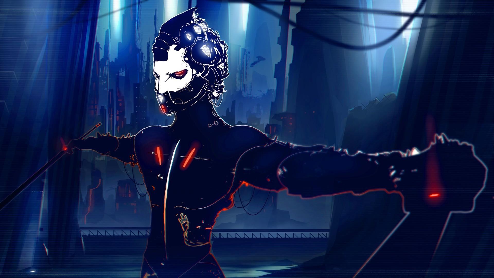 1920x1080 1920x1080 artwork fantasy art cyborg cyberpunk futuristic wallpaper JPG 287 kB
