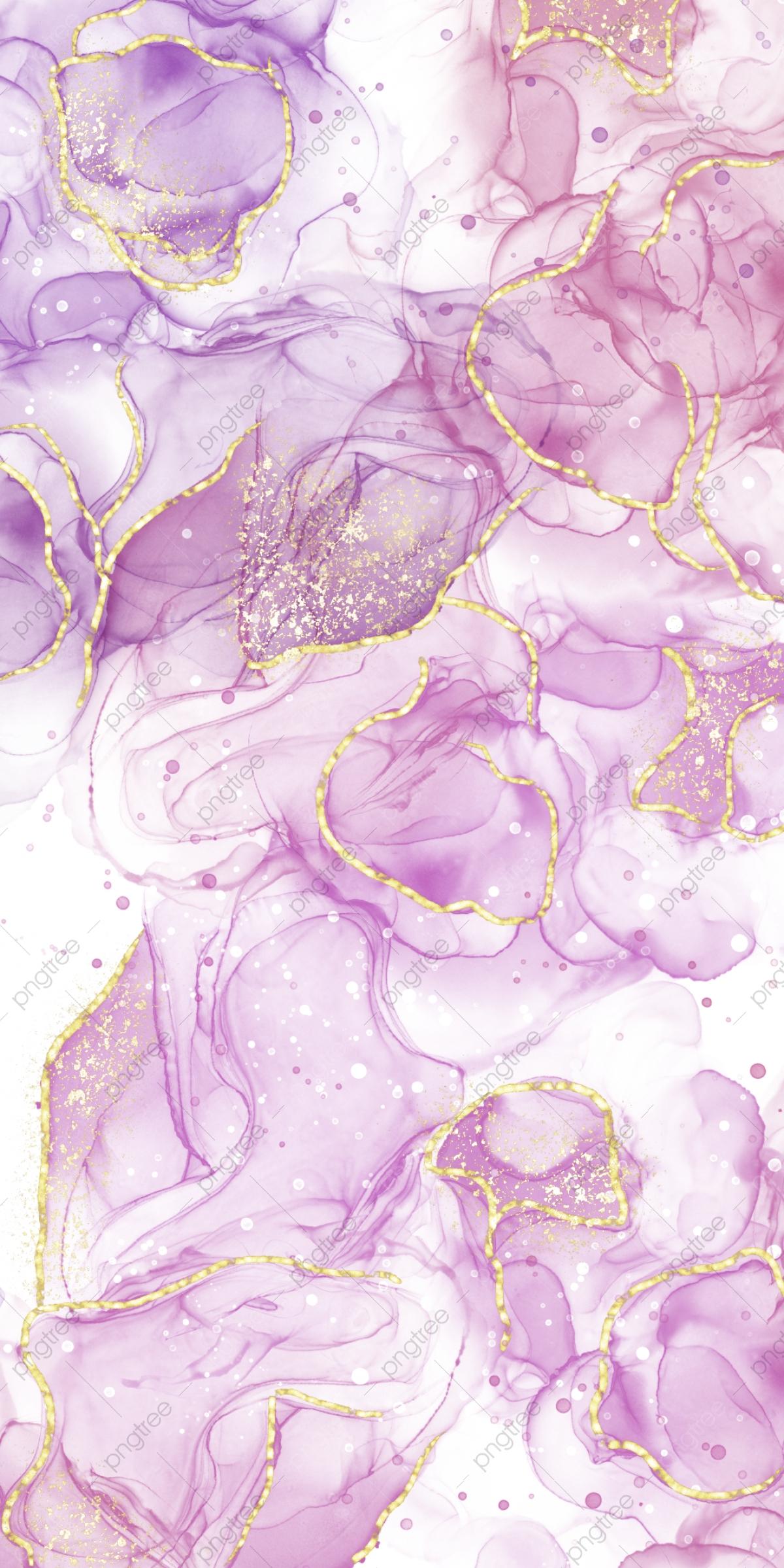 1200x2397 Pink Purple Marble With Gold Sparkle, Alcohol Background, Ink Background, Alcohol Ink Background Background Image for Free Download