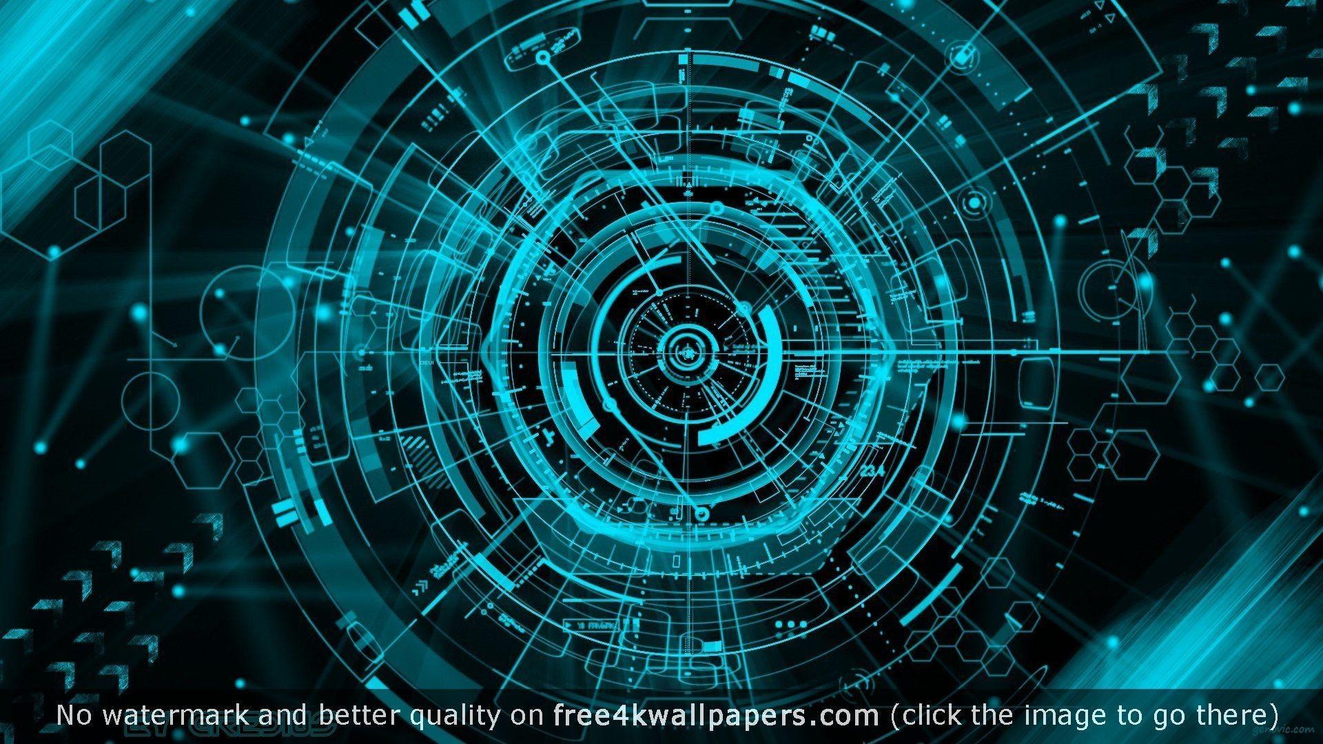 1920x1080 Green Technology Wallpaper