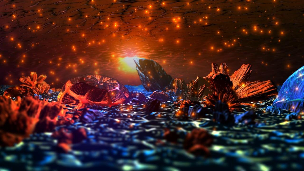 1280x720 4K Digital Sunset Debris #AAVFX 3D Gamers Moving Background