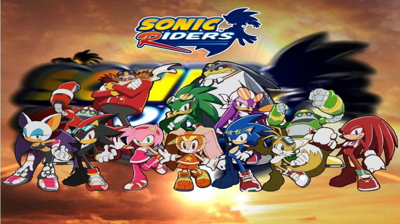 1366x768 sonic riders zero gravity HD wallpaper, background