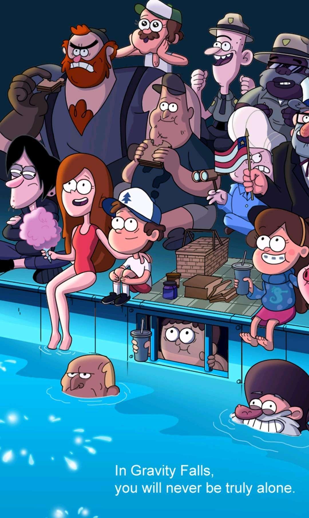 1080x1808 Gravity Falls iPhone Wallpaper