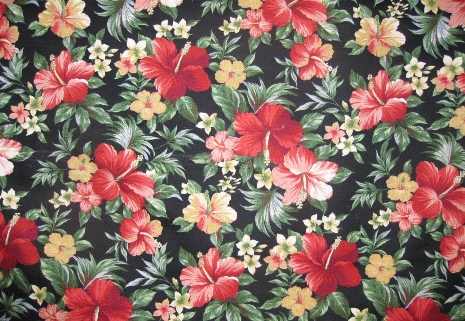 1500x1036 Hawaiian Floral Background