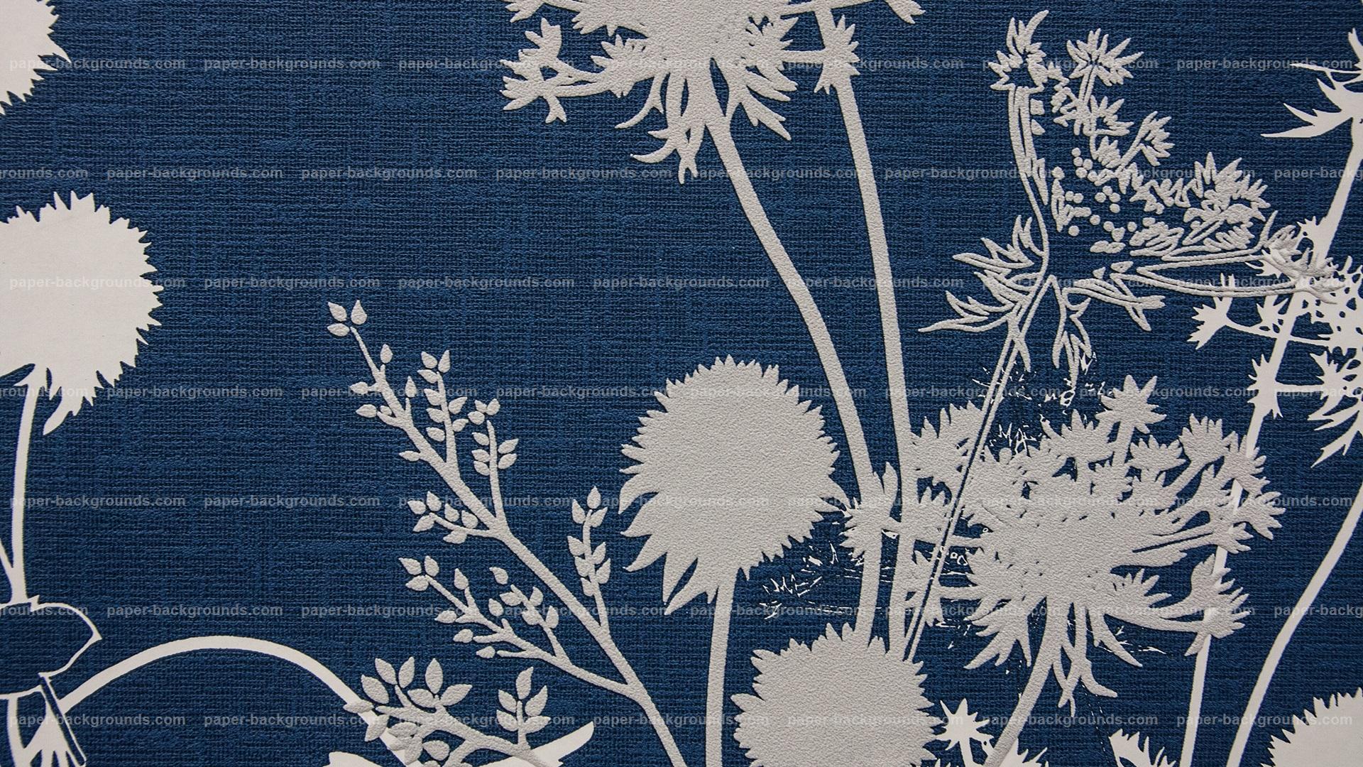 1920x1080 Blue Vintage Fabric Texture With Flower Design HD Texture Blue Flower