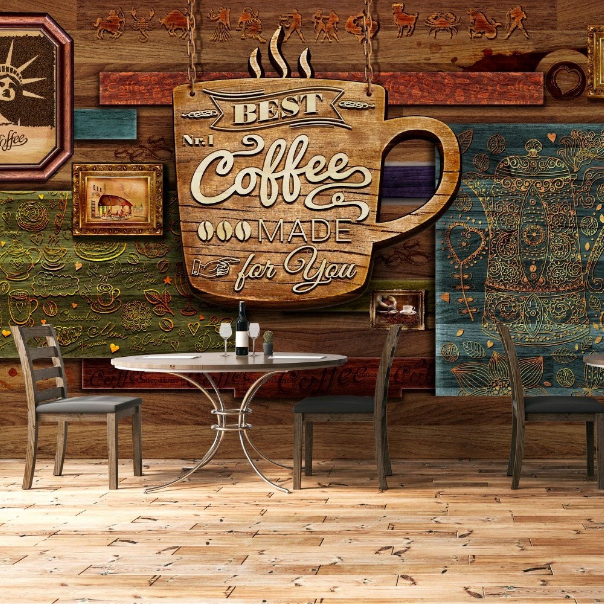 2000x2000 Cafe Coffee Shop Wall Mural