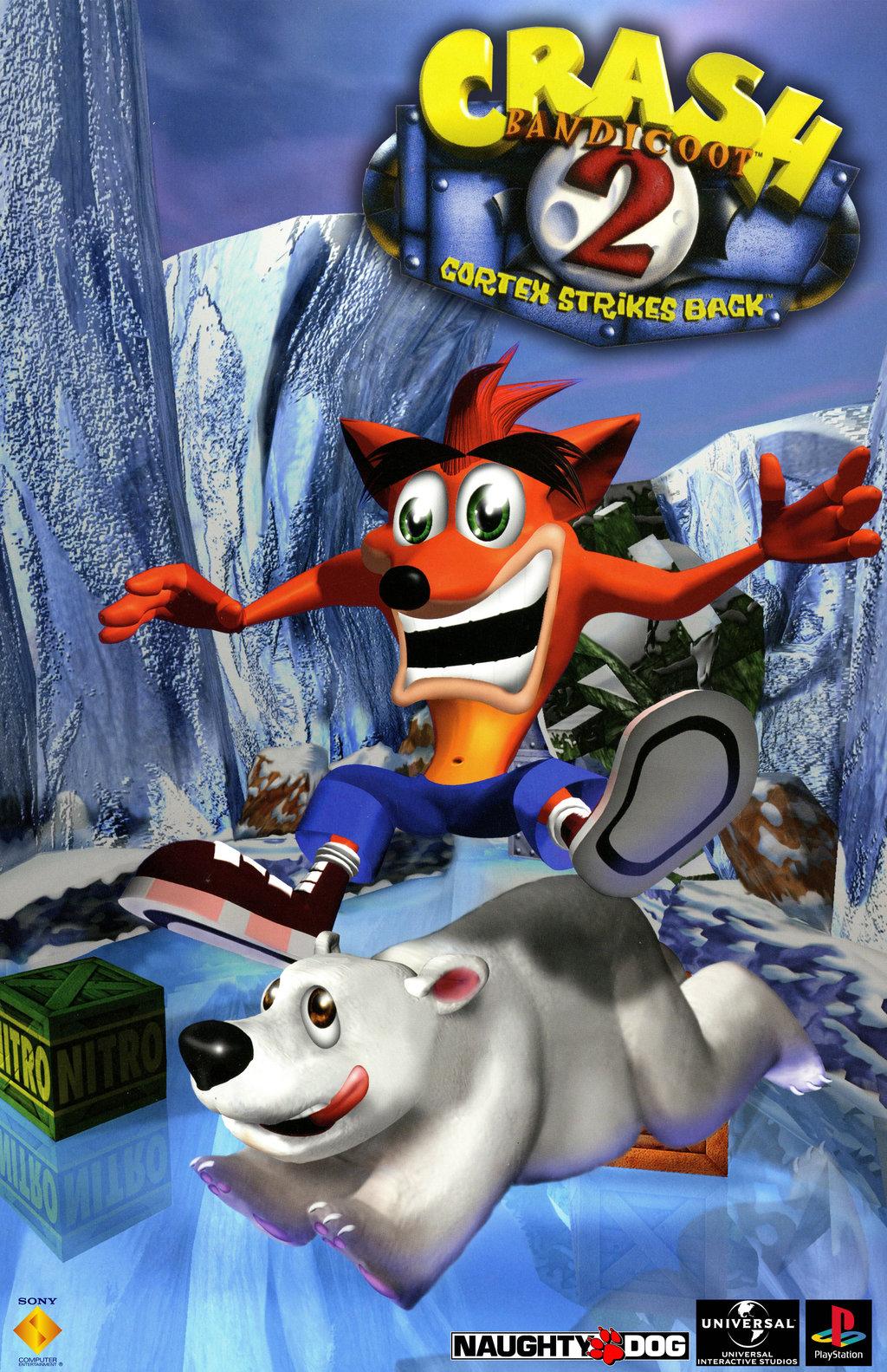 1024x1583 Crash Bandicoot 2: Cortex Strikes Back (Video Game 1997)