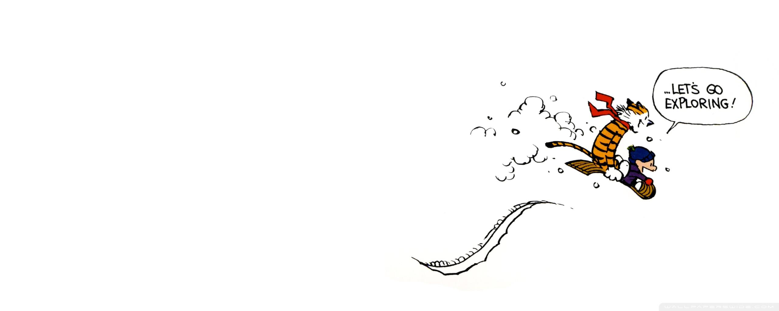 2560x1024 Calvin And Hobbes Exploring Ultra HD Desktop Background Wallpaper for 4K UHD TV : Multi Display, Dual Monitor : Tablet