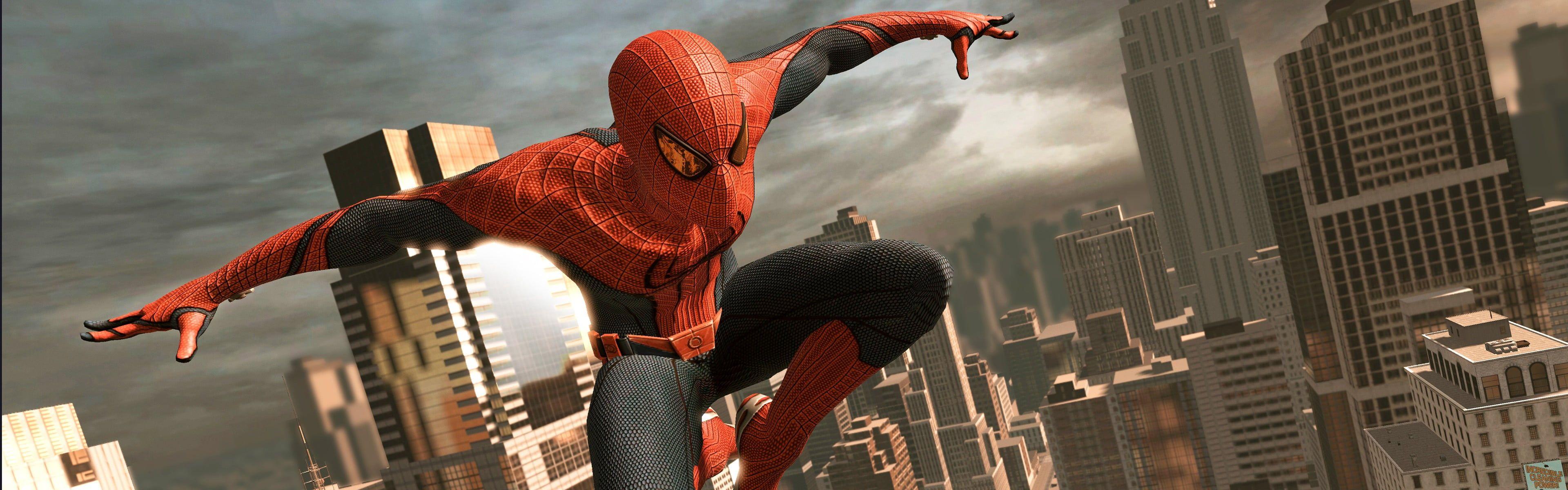 3840x1200 Marvel Spider Man Amazing Spider Man Video Games #city #Manhattan Dual Monitors Multiple Display New York Cit. Marvel Spiderman, Amazing Spider, Amazing Spiderman