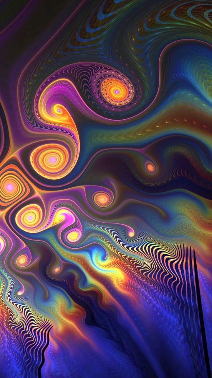 720x1280 Fractal Wallpaper. Fractals, Fractal art, Wallpaper