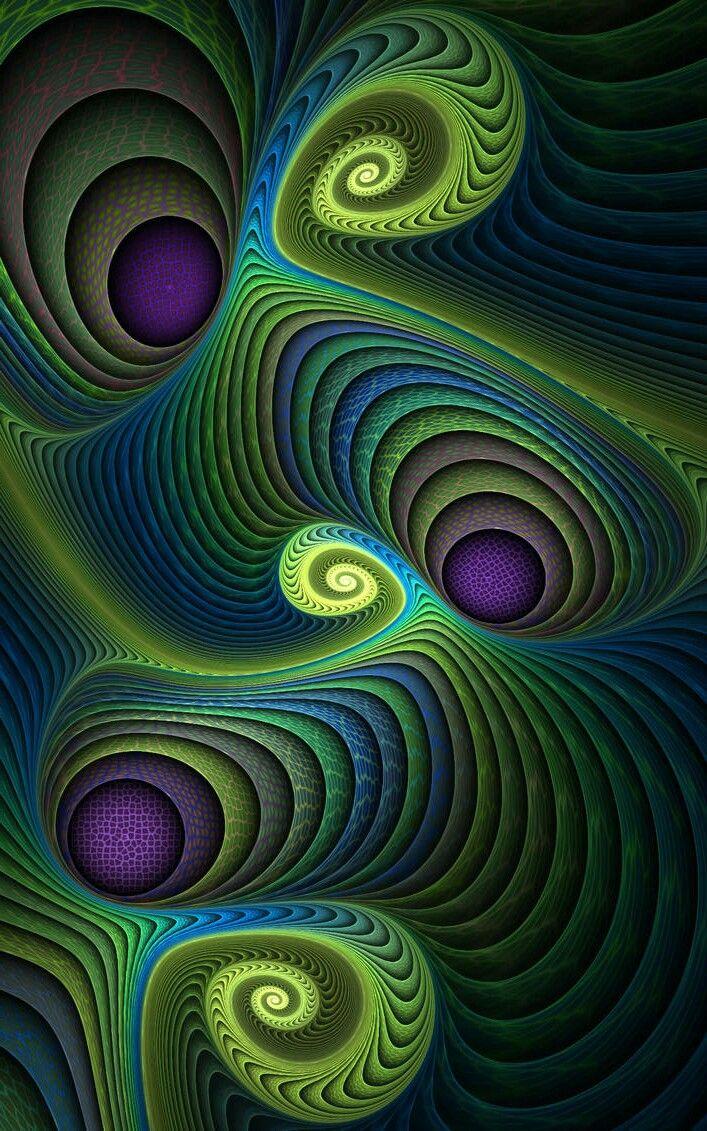 707x1131 Fractal art. Fractal art, Optical illusions art, Fractals
