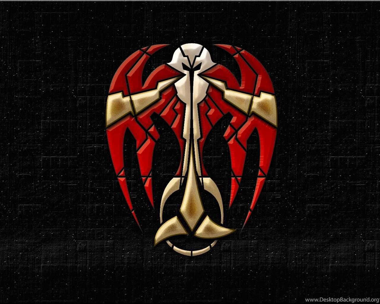 1280x1024 Klingon Cardassian Alliance Logo Wallpaper By Gazomg Desktop Background