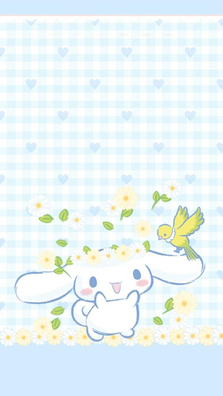 Cinnamoroll Wallpaper Cinnamoroll Wallpaper with the keywords Aesthetic  Background Blue cinnamo  Cute cartoon wallpapers Character wallpaper Sanrio  wallpaper