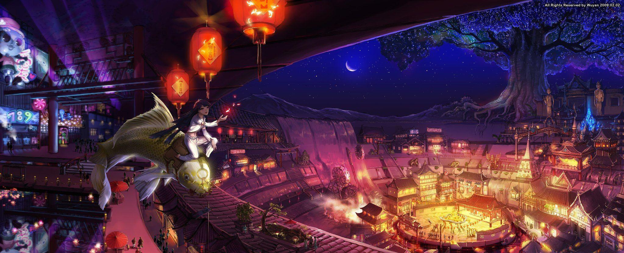 2048x831 Chinese Anime Wallpaper