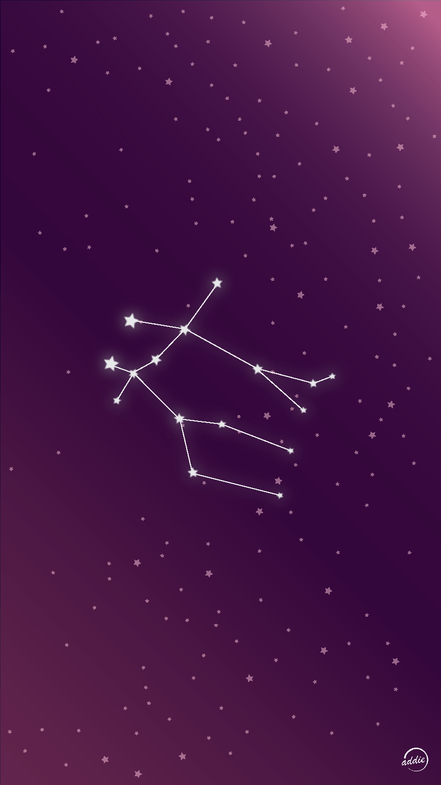 900x1600 Gemini Vector Wallpaper. Gemini wallpaper, Gemini constellation, Gemini