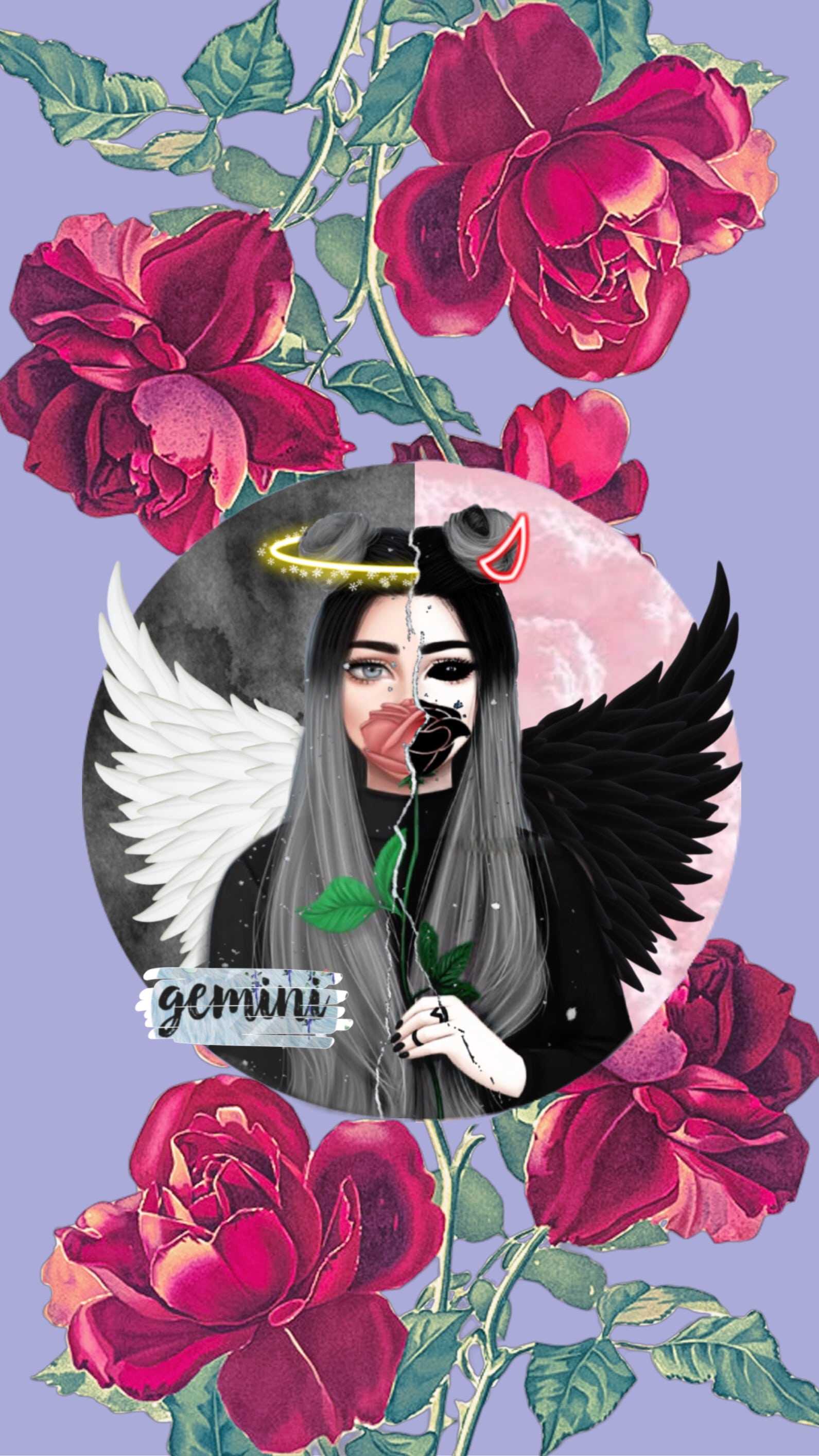 1591x2828 Gemini Wallpaper