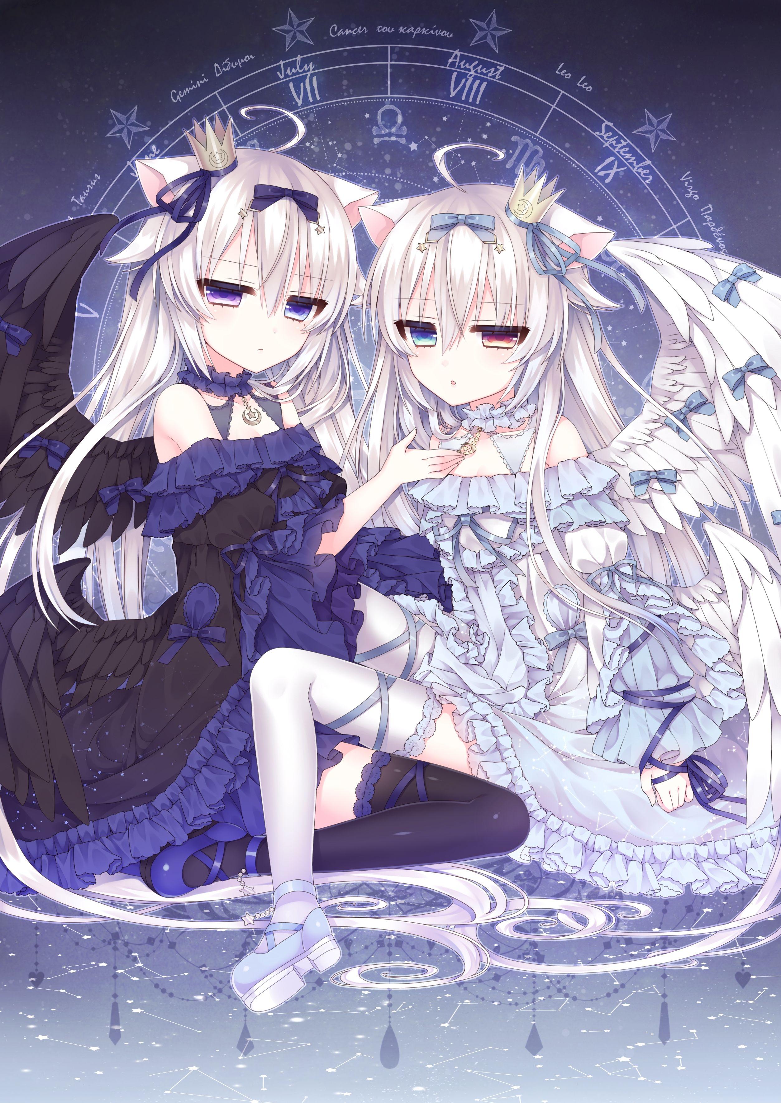 2507x3541 image Of Cute Anime Girl Gemini