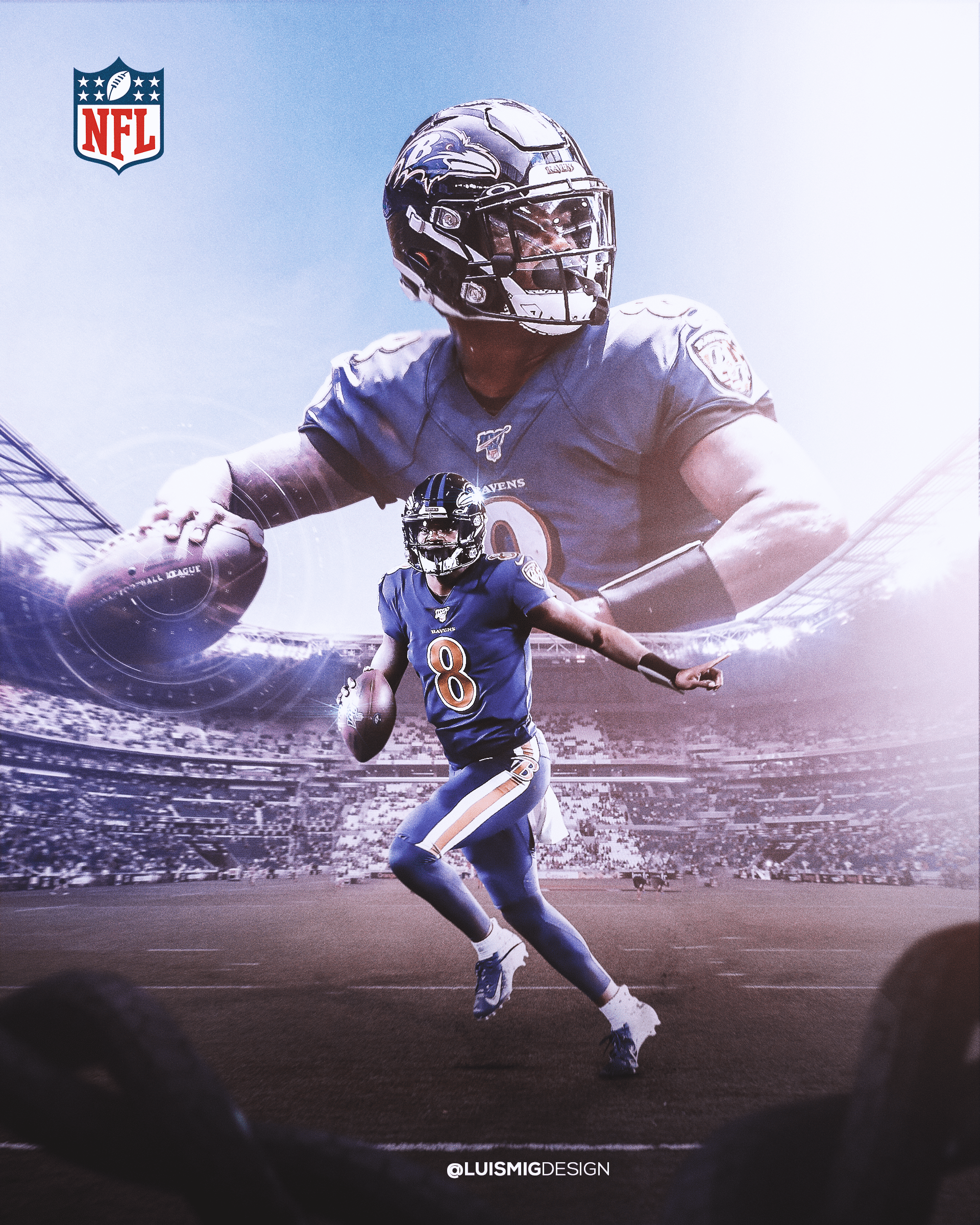 1920x2400 Hello R Ravens. Made This Lamar Jackson Design. Let Me Know What You Think: Ravens
