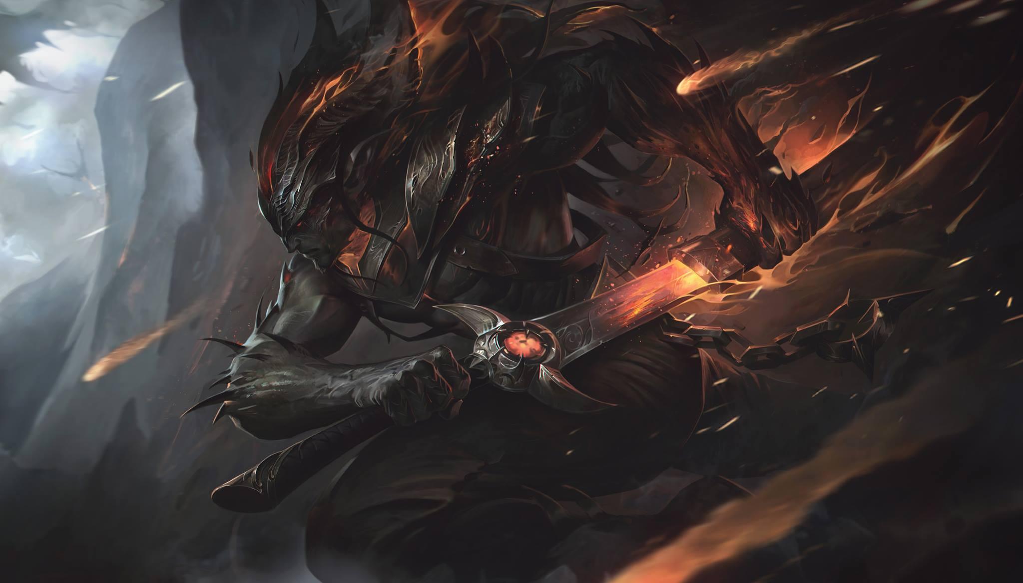 2048x1168 Nightbringer Yasuo HD Wallpaper