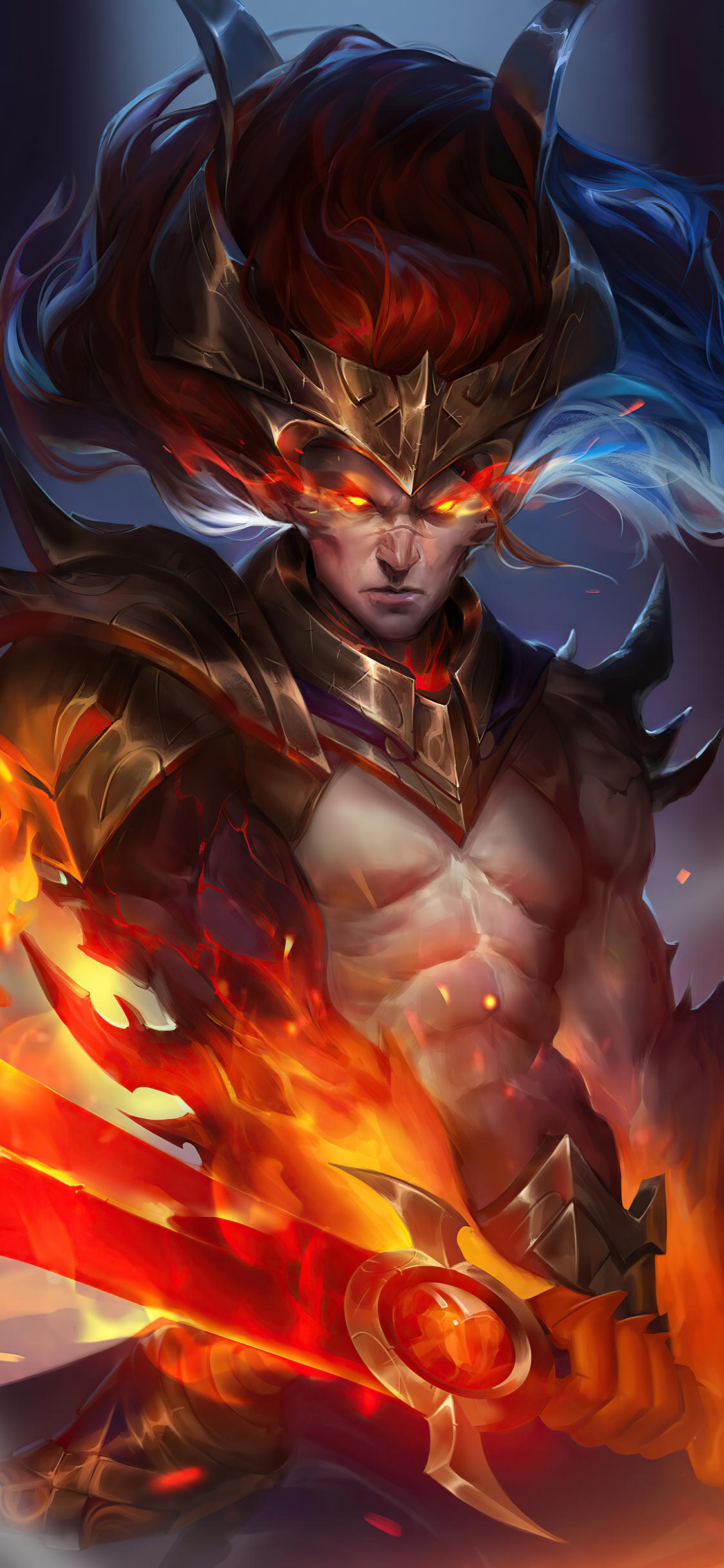 1125x2436 Nightbringer Yasuo League Of Legends Fan Art 4k iPhone XS, iPhone iPhone X HD 4k Wallpaper, Image, Background, Photo and Picture