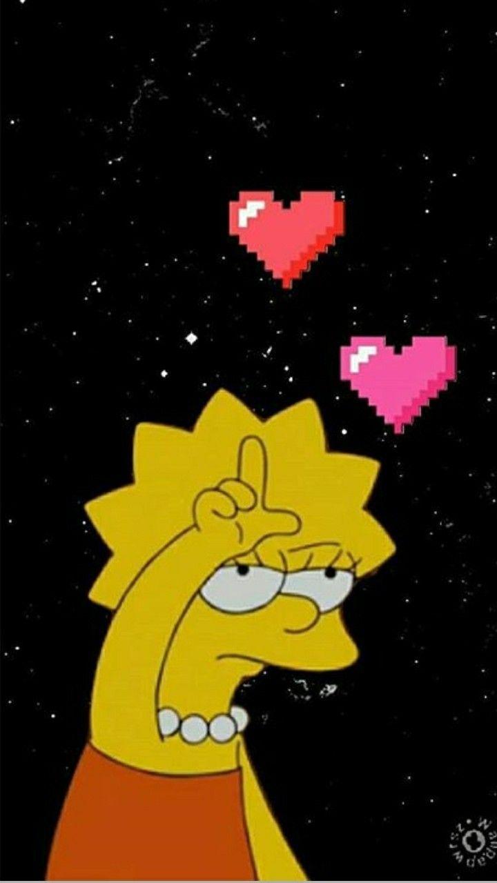 720x1280 Lisa❣️ - #Lisa. Simpson wallpaper iphone, iPhone wallpaper, Cute disney wallpaper