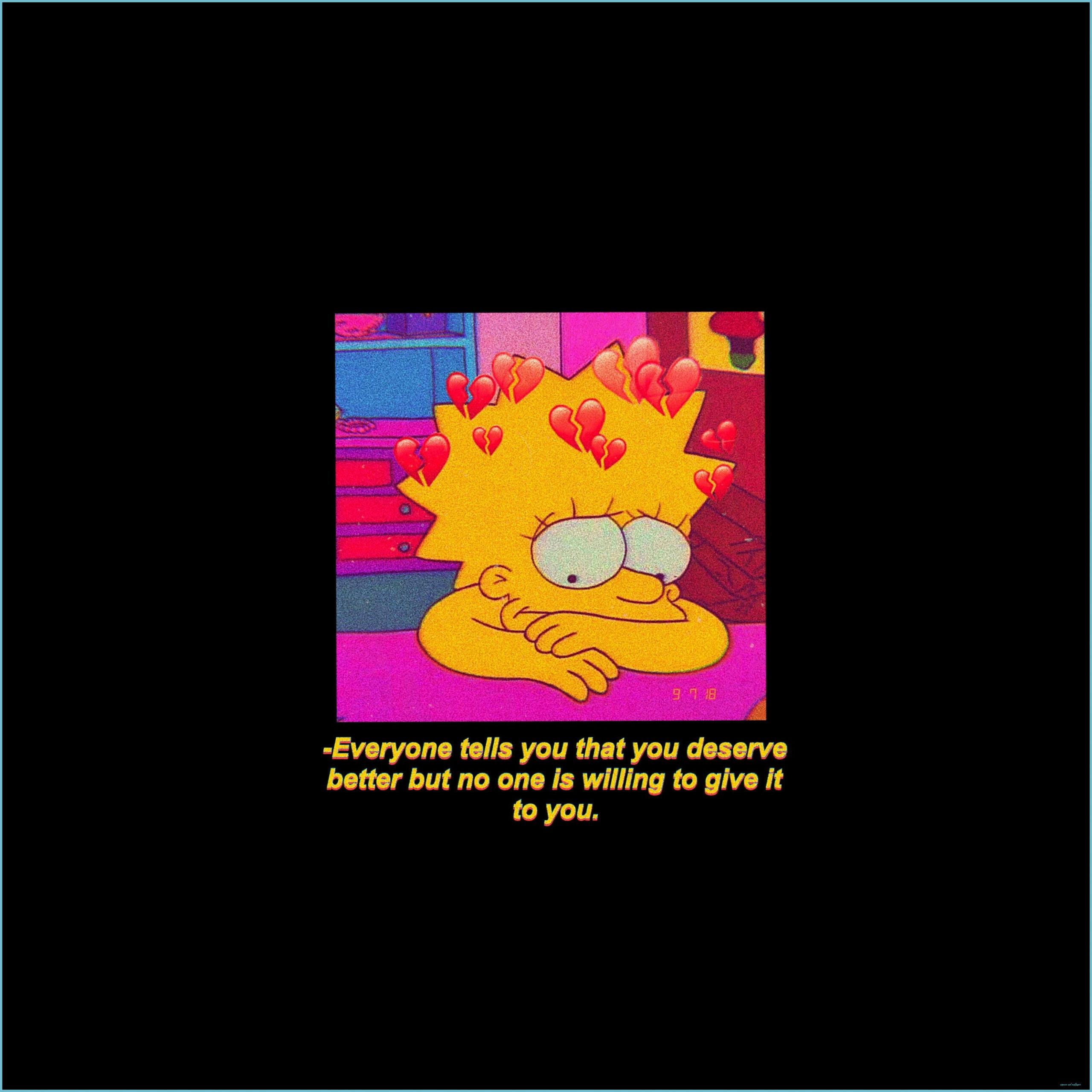 2560x2560 Five Shocking Facts About Simpsons Sad Wallpaper. Simpsons Sad Wallpaper