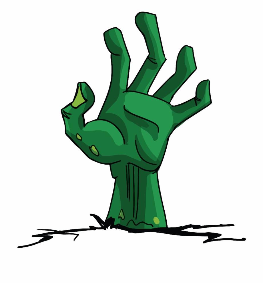 920x994 Png High Quality Cartoon Zombie Hand. Transparent PNG Download