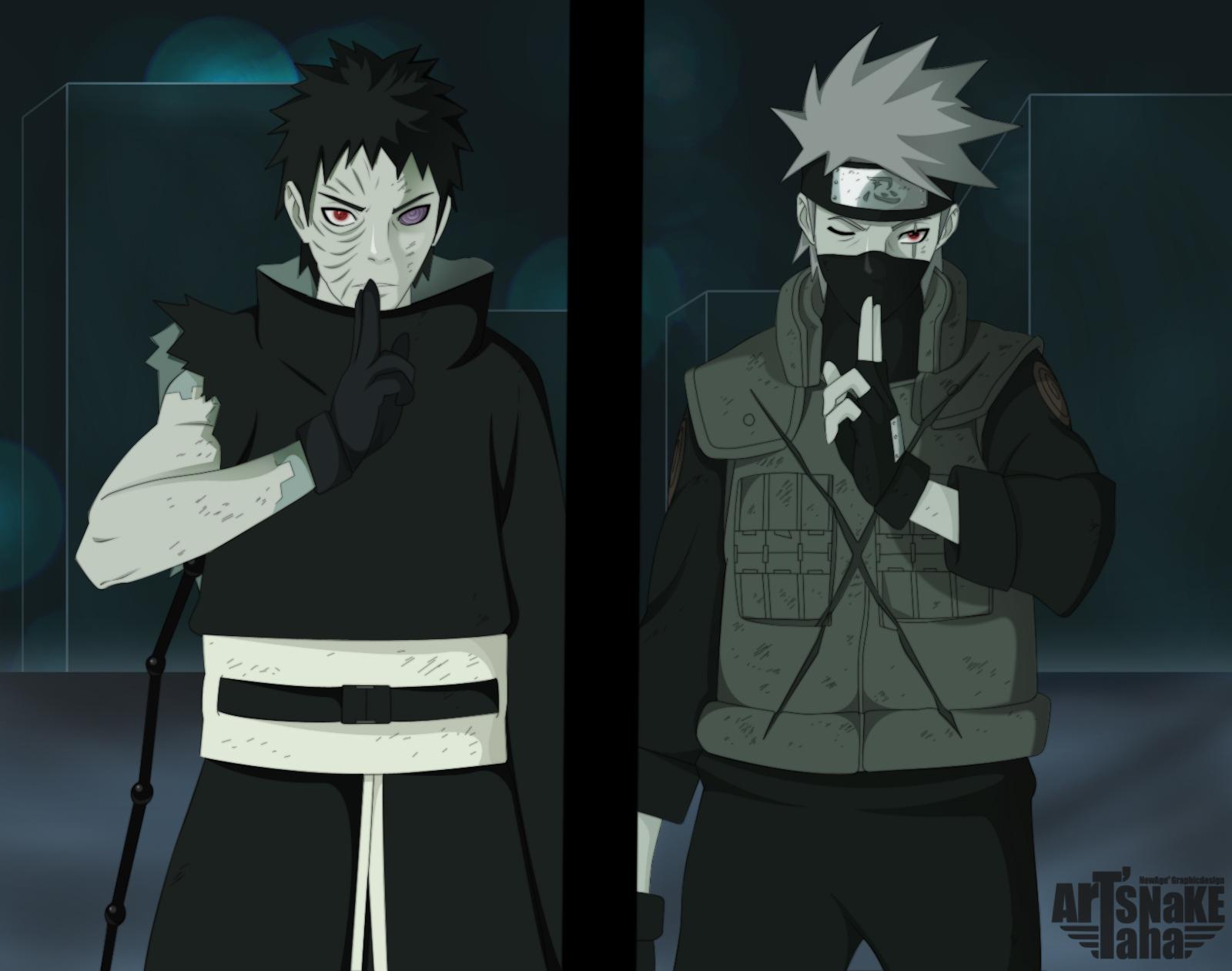 1600x1261 Kakashi Hatake And Obito Uchiha Kakashi And Obito