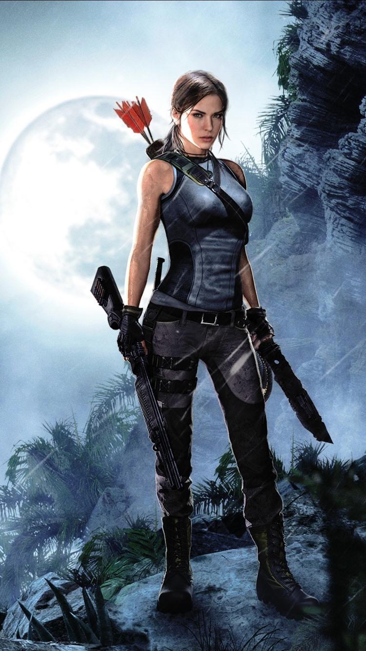 750x1334 iPhone Wallpaper Shadow Of The Tomb Raider, Lara Croft Of The Tomb Raider iPhone