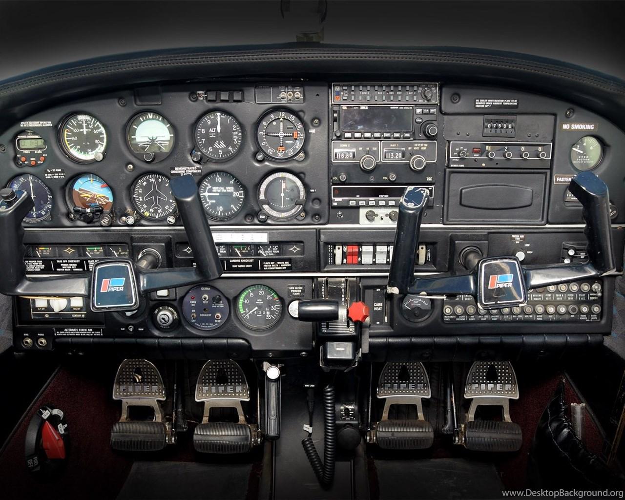 1280x1024 Cessna 172 Cockpit Wallpaper Image Desktop Background