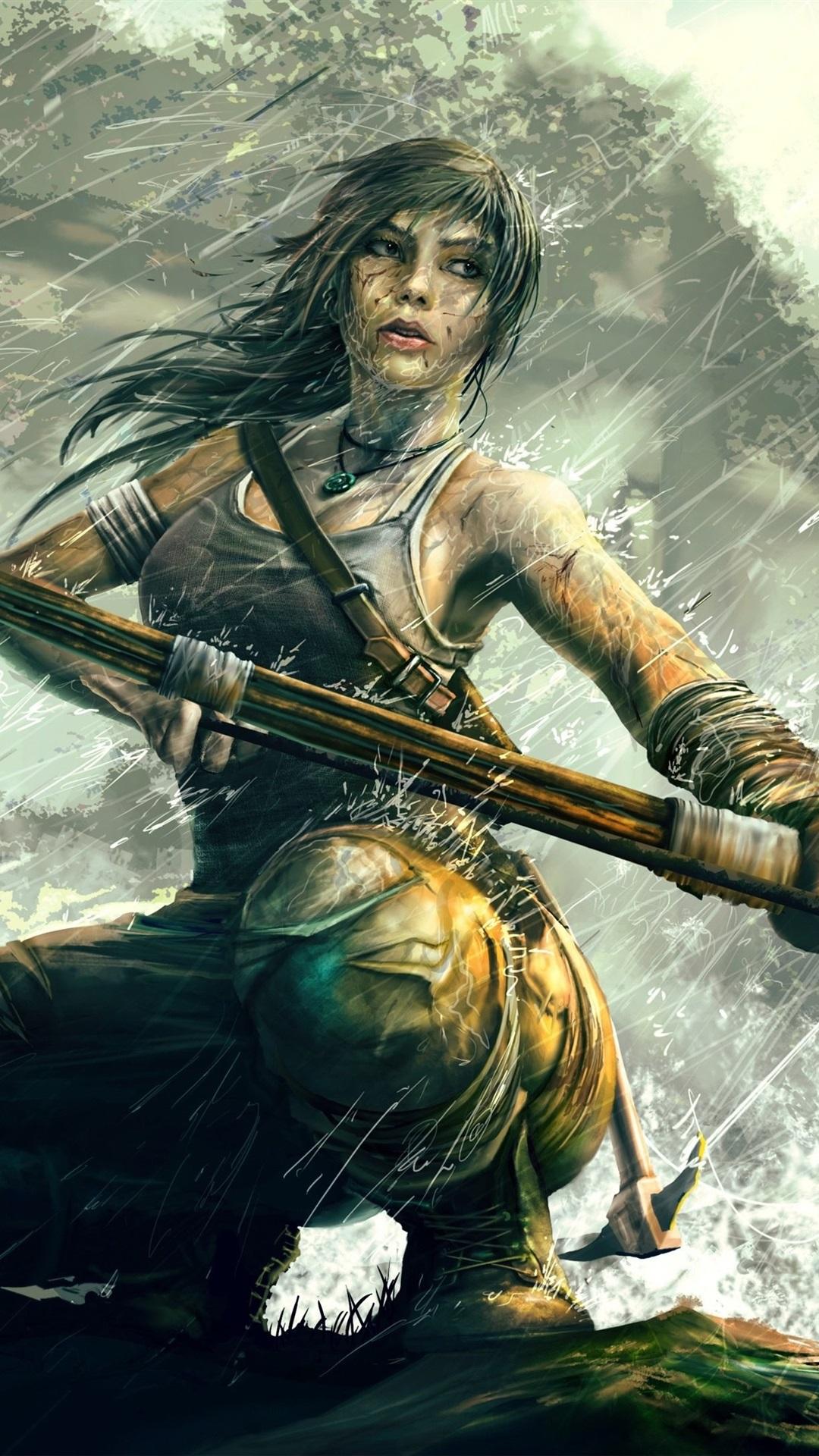 1080x1920 iPhone Wallpaper Rise Of The Tomb Raider, Lara Croft Raider Wallpaper Android
