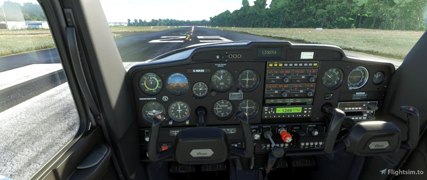 1400x591 JPL C152 Dark Cockpit Microsoft Flight Simulator