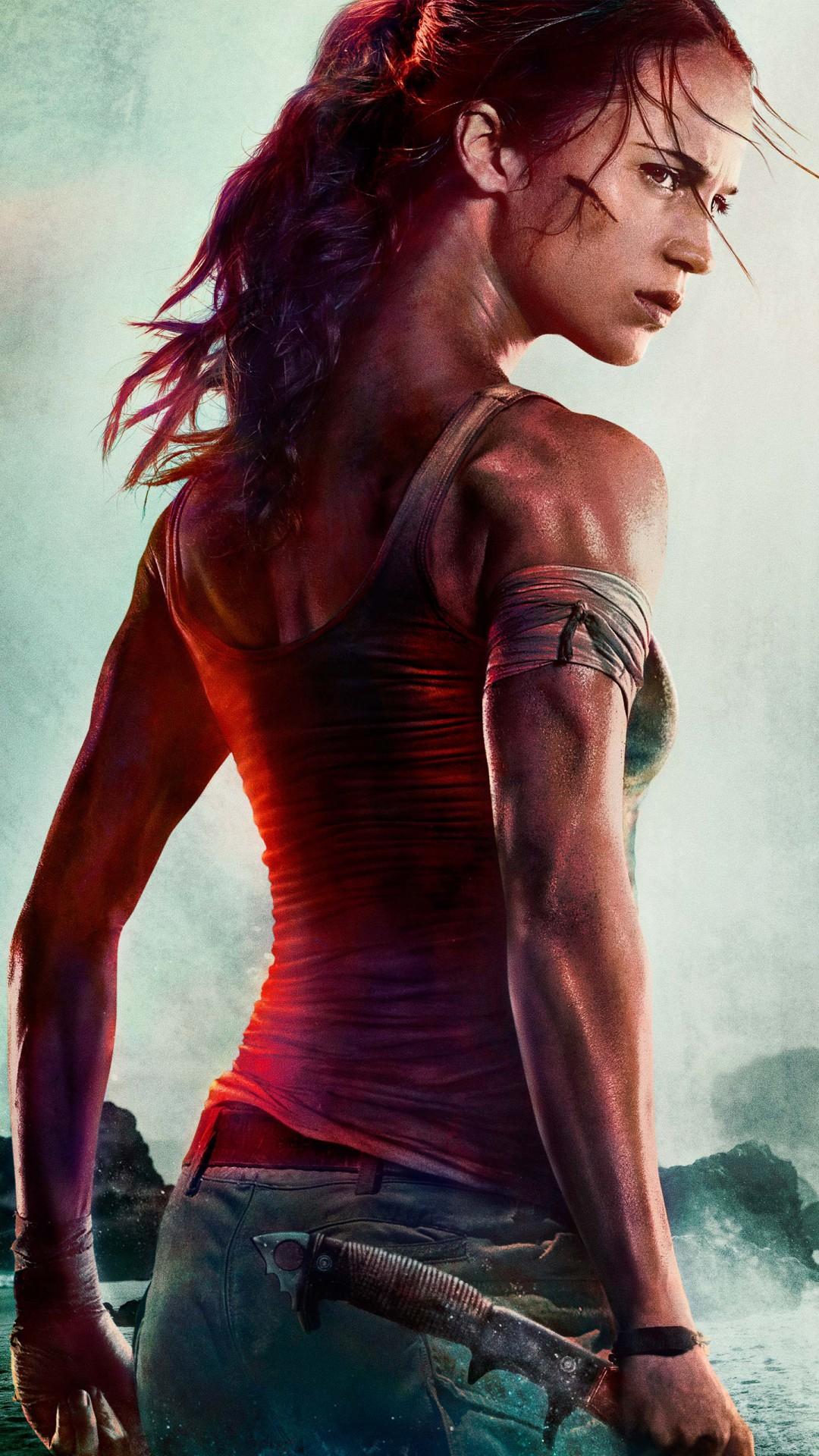 1080x1920 ScreenBeauty. Alicia Vikander Tomb Raider