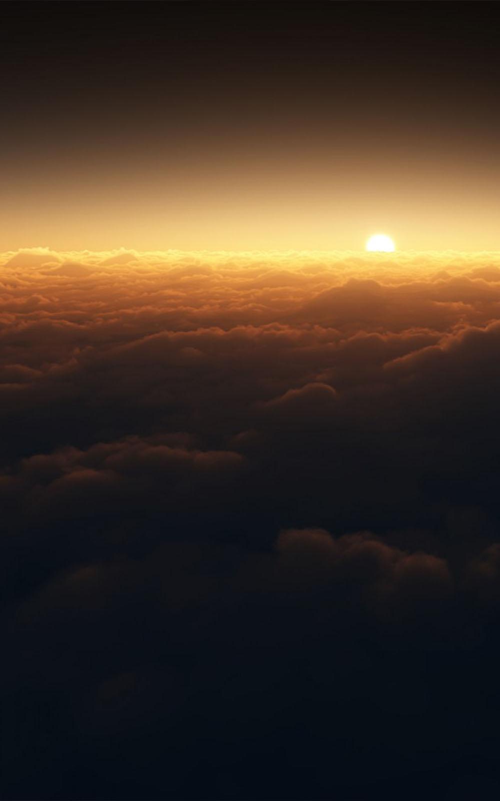 1000x1600 Dark Clouds Sunset 4K Ultra HD Mobile Wallpaper