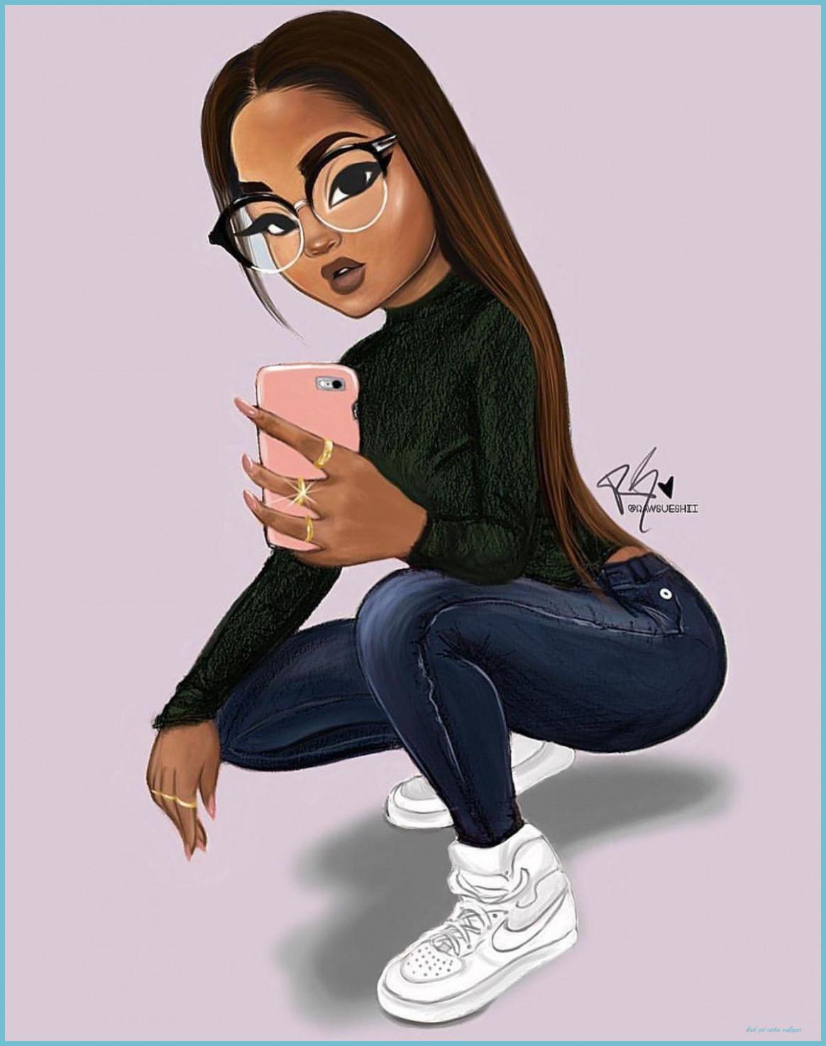 1164x1473 Black Girl Cartoons Wallpaper Girl Cartoon Wallpaper