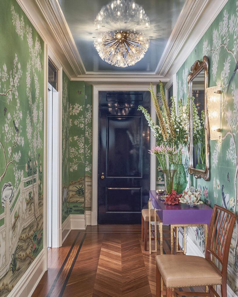 820x1024 Gracie Wallpaper Foyer Entrance