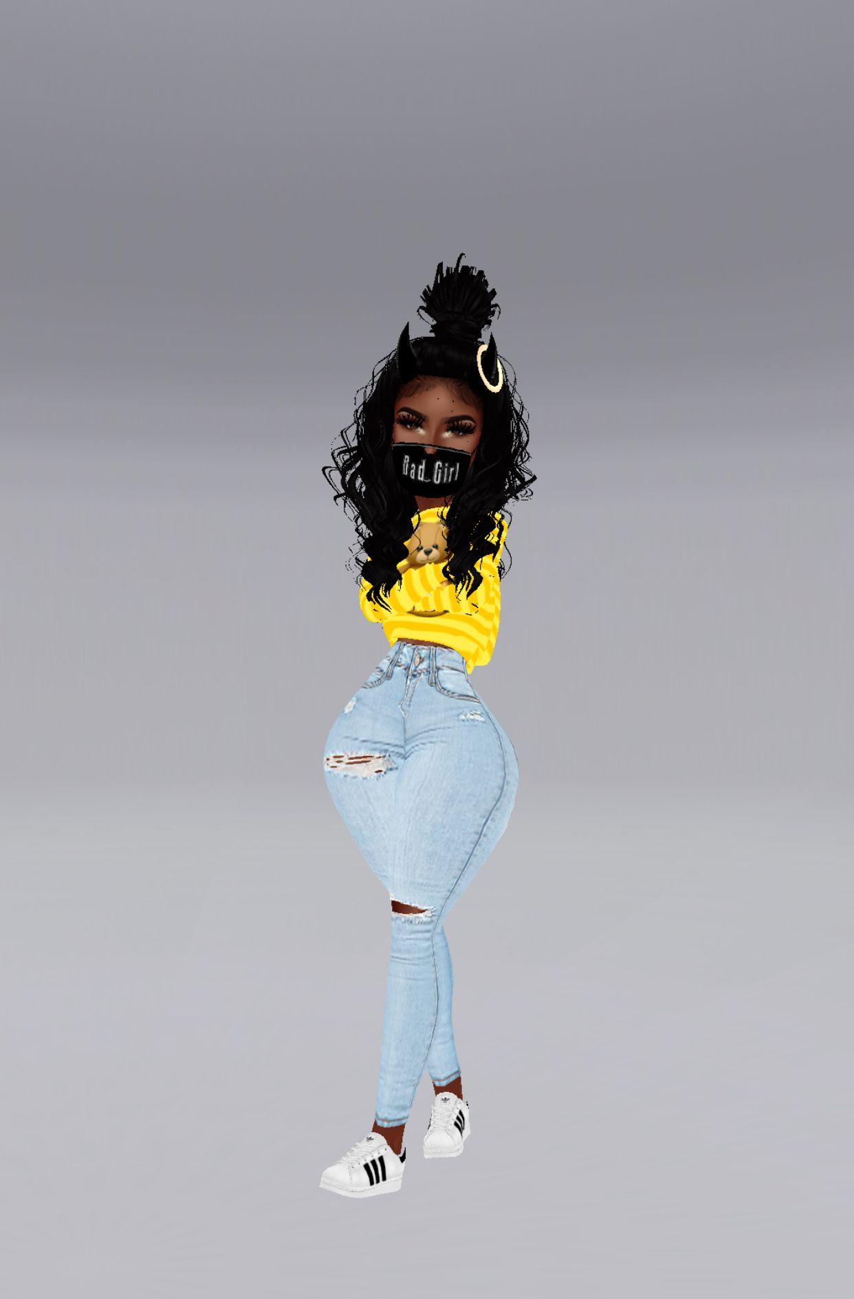 1242x1889 Imvu Baddies Wallpaper