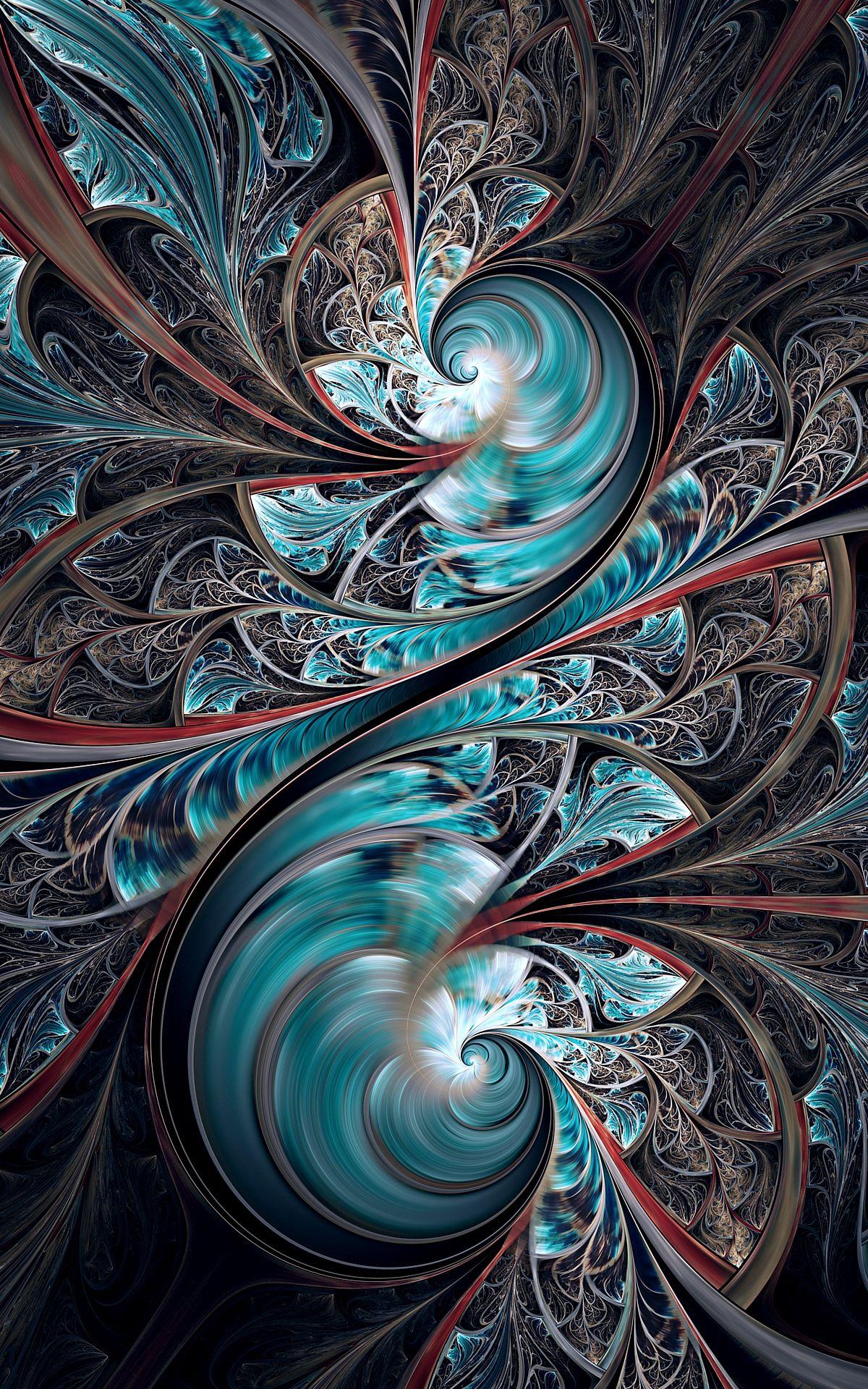 1200x1920 Feel good fractals. Fractal art, Colorful art, Mandala art wallpaper