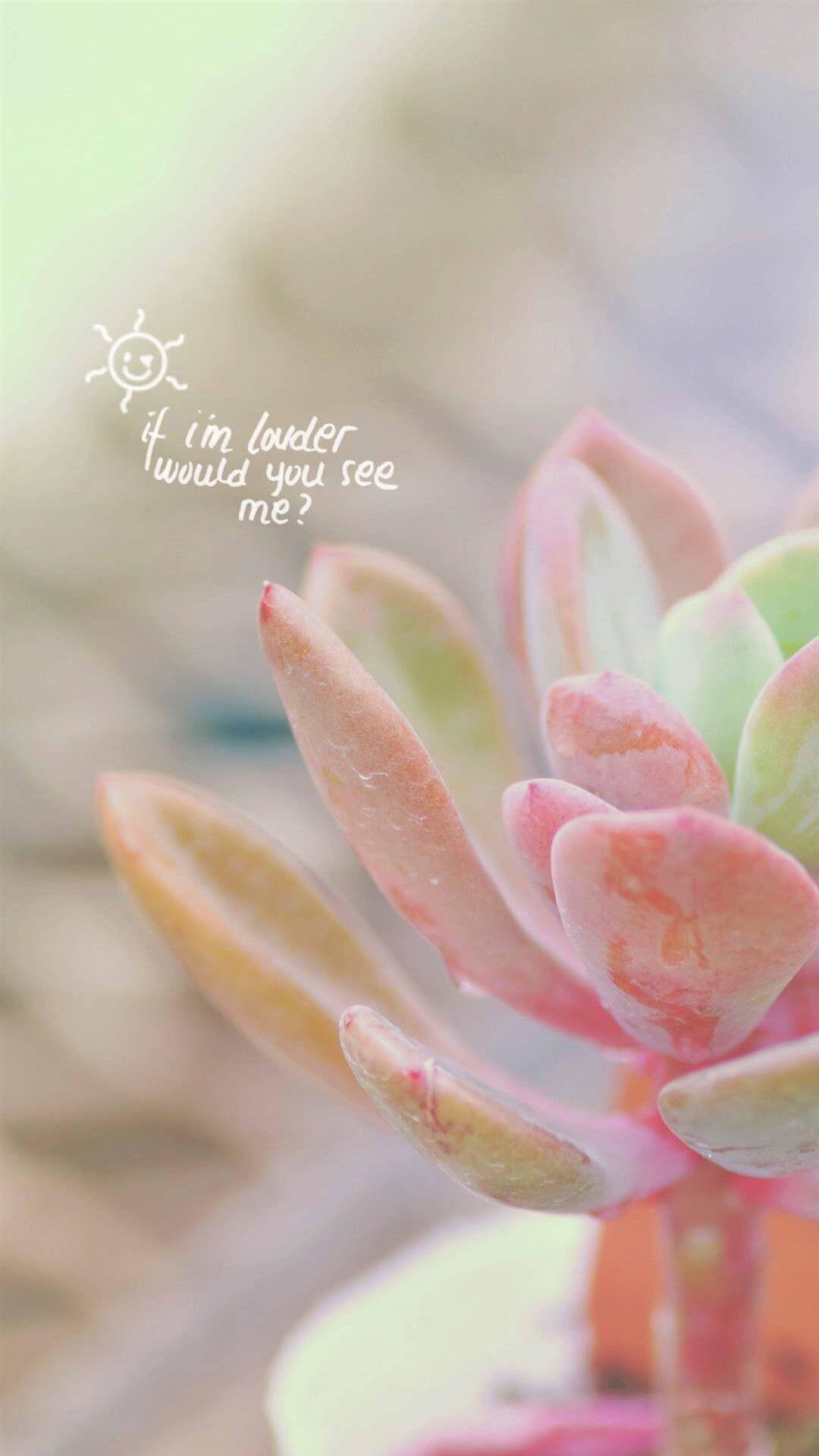 1080x1920 Pure Elegant Pink Fleshy Plant Bokeh IPhone 6 Wallpaper Download. IPhone Wallpaper, IPad Wallpaper One Stop Download