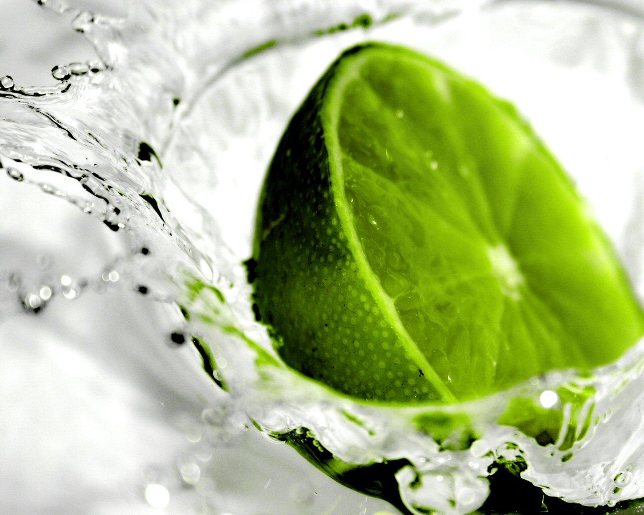 1280x1024 Green Lemon wallpaper. Green Lemon