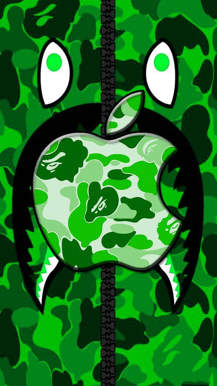 720x1280 Bape apple wallpaper Wallpaper