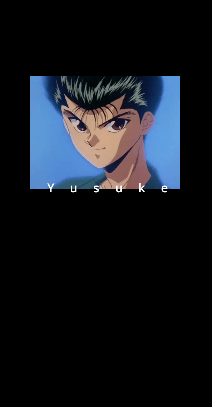 720x1380 I made two Yusuke wallpaper: YuYuHakusho